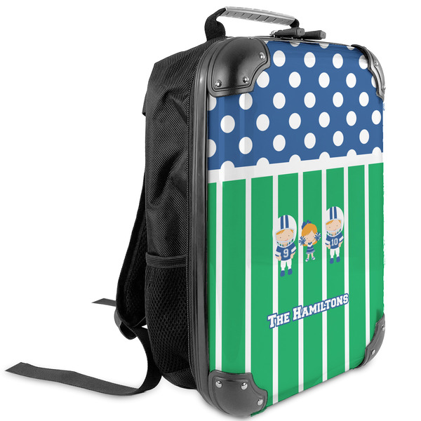 Custom Football Kids Hard Shell Backpack (Personalized)