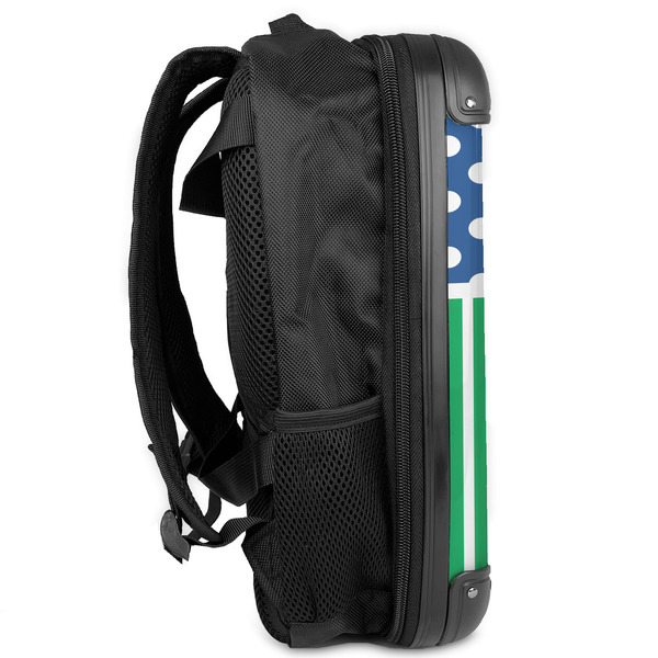 Football 13" Hard Shell Backpacks - Side View