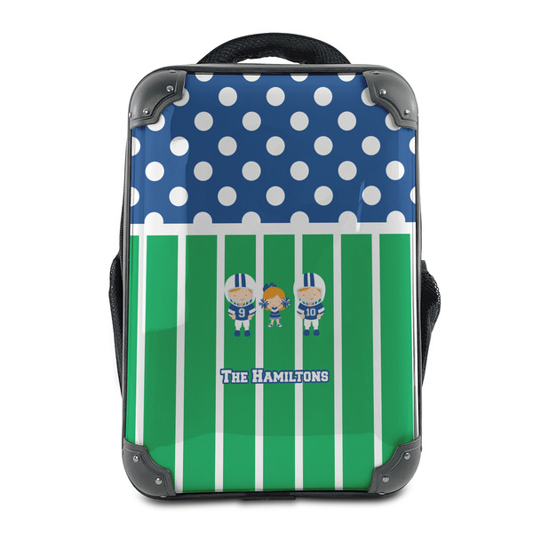 Custom Football 15" Hard Shell Backpack (Personalized)