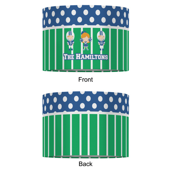 Football 16" Drum Lampshade - APPROVAL (Fabric)