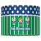 Football 16" Drum Lampshade - FRONT (Fabric)