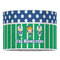 Football 16" Drum Lampshade - FRONT (Poly Film)
