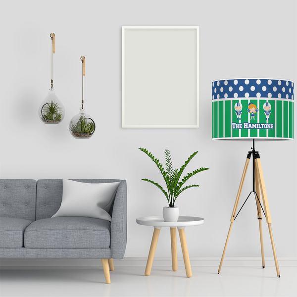 Football 16" Drum Lampshade - LIFESTYLE