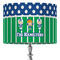 Football 16" Drum Lampshade - ON STAND (Fabric)