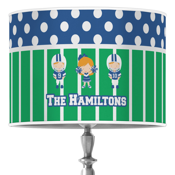 Custom Football Drum Lamp Shade (Personalized)