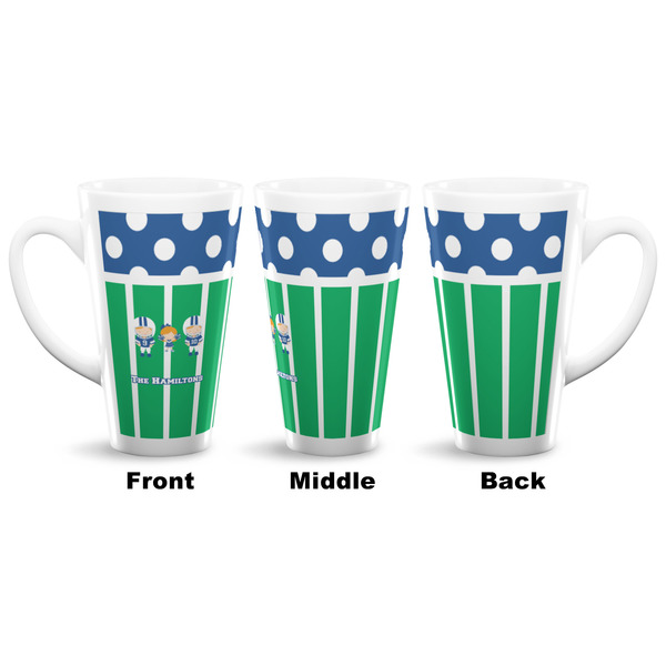 Football 16 Oz Latte Mug - Approval