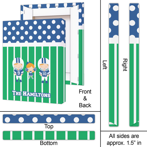 Football 16x20 - Canvas Print - Approval