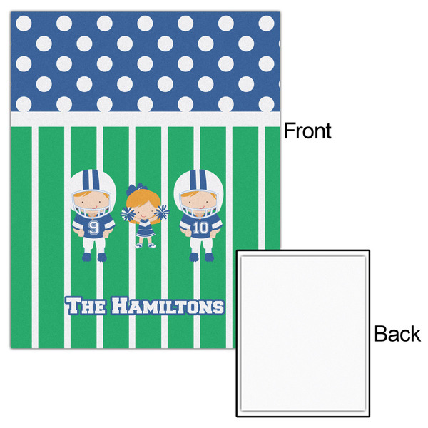 Football 16x20 - Matte Poster - Front & Back