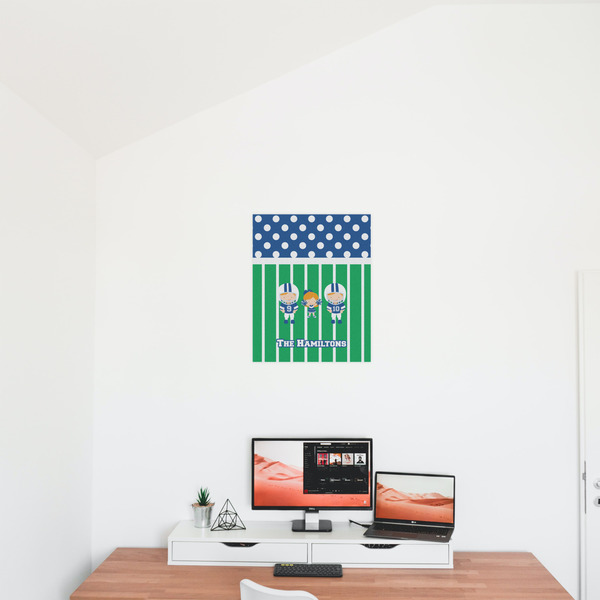 Football 16x20 - Matte Poster - On the Wall