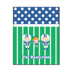 Football Wood Print - 16x20 (Personalized)