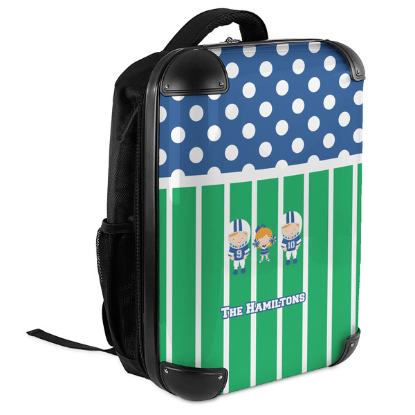 Football 18" Hard Shell Backpacks - ANGLED VIEW