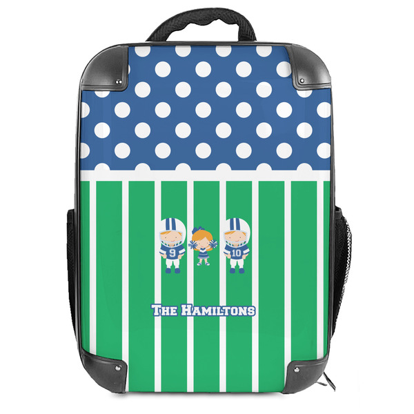 Custom Football 18" Hard Shell Backpack (Personalized)