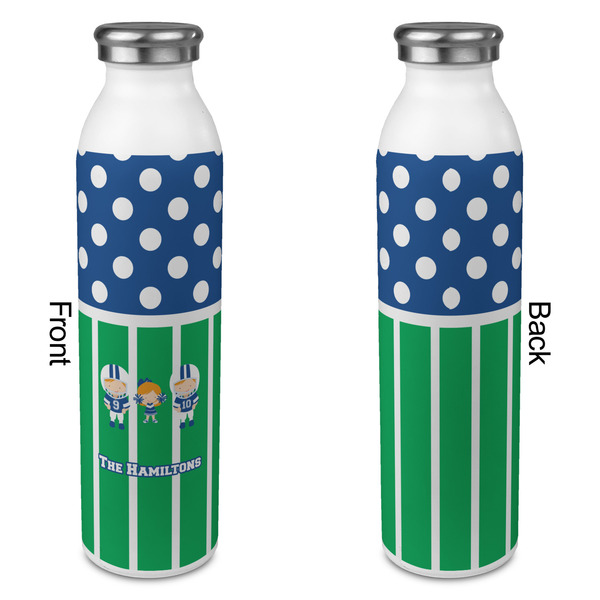 Football 20oz Water Bottles - Full Print - Approval