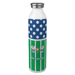 Football 20oz Stainless Steel Water Bottle - Full Print (Personalized)