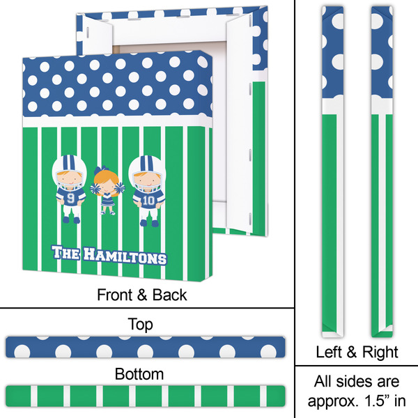 Football 20x24 - Canvas Print - Approval