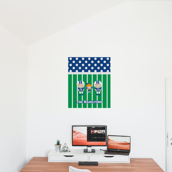 Football 20x24 - Matte Poster - On the Wall