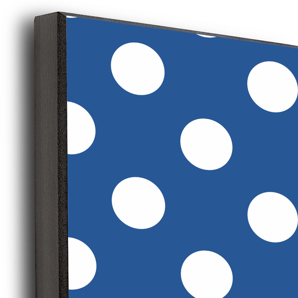 Football 20x24 Wood Print - Closeup