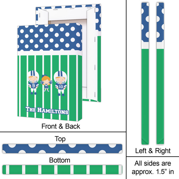 Football 20x30 - Canvas Print - Approval