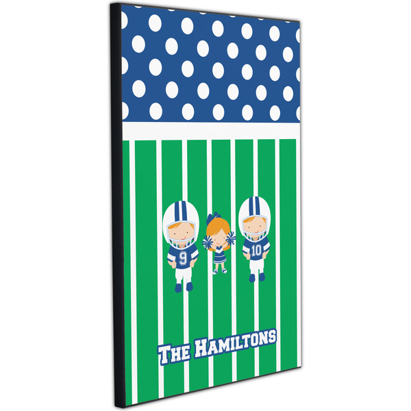 Football 20x30 Wood Print - Angle View