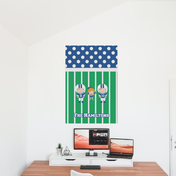 Football 24x36 - Matte Poster - On the Wall