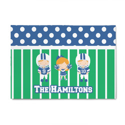 Football 4' x 6' Indoor Area Rug (Personalized)