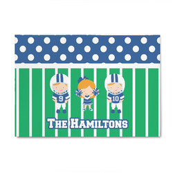 Football 4' x 6' Indoor Area Rug (Personalized)