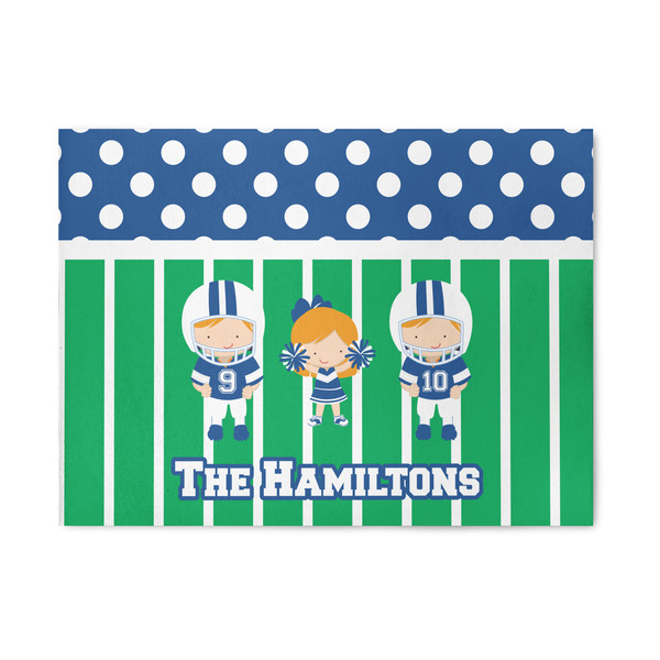 Custom Football Area Rug (Personalized)