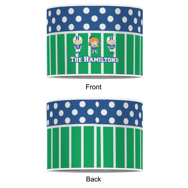 Football 8" Drum Lampshade - APPROVAL (Poly Film)