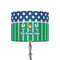 Football 8" Drum Lamp Shade - Fabric (Personalized)