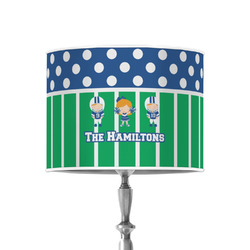 Football 8" Drum Lamp Shade - Poly-film (Personalized)