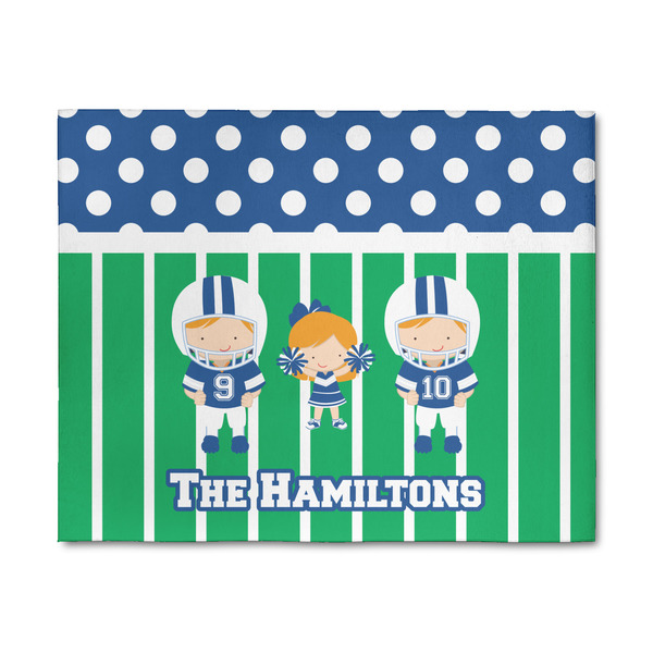 Custom Football 8' x 10' Indoor Area Rug (Personalized)