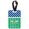 Football Aluminum Luggage Tag (Personalized)