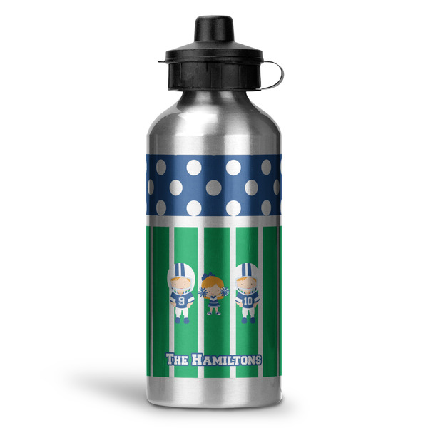 Custom Football Water Bottles - 20 oz - Aluminum (Personalized)