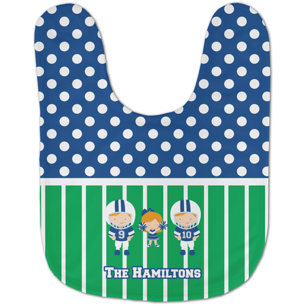 Football Baby Bib - AFT flat