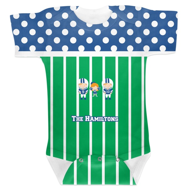 Custom Football Baby Bodysuit 6-12 (Personalized)