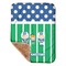 Football Sherpa Baby Blanket - 30" x 40" w/ Multiple Names