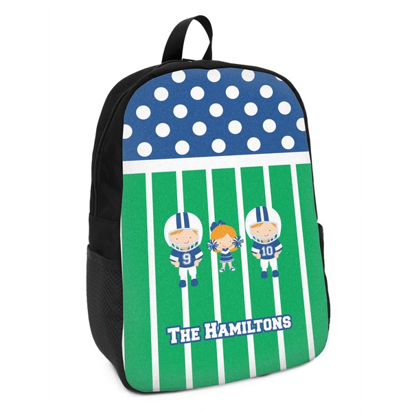 Custom Football Kids Backpack (Personalized)