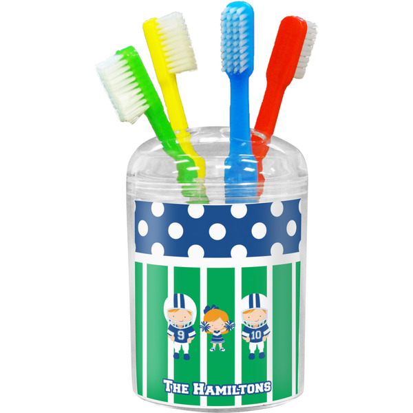 Custom Football Toothbrush Holder (Personalized)