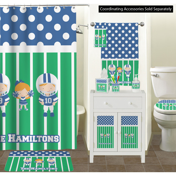 Football Bathroom Scene