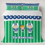 Football Duvet Cover Set - King (Personalized)
