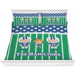 Football Comforter Set - King (Personalized)