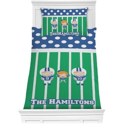 Football Comforter Set - Twin XL (Personalized)