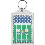Football Bling Keychain (Personalized)