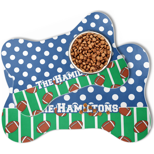 Football Bone Shaped Dog Mats - MAIN