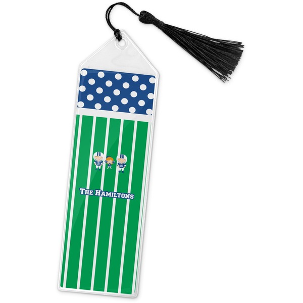 Custom Football Book Mark w/Tassel (Personalized)