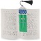 Football Bookmark with tassel - In book