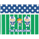 Football Woven Fabric Placemat - Twill w/ Multiple Names