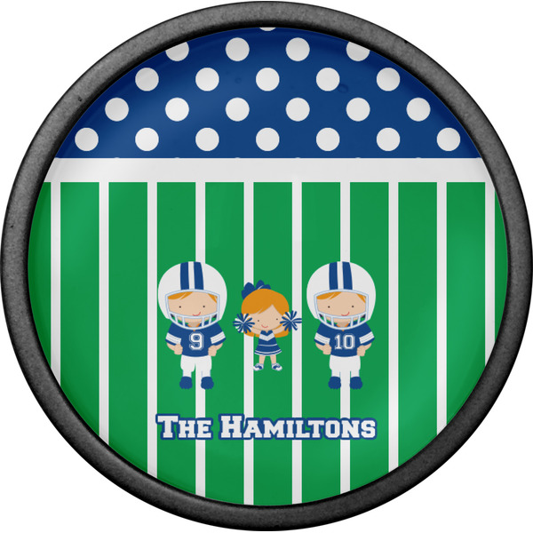 Football Cabinet Knob - Black - Front