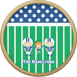 Football Cabinet Knob - Gold (Personalized)