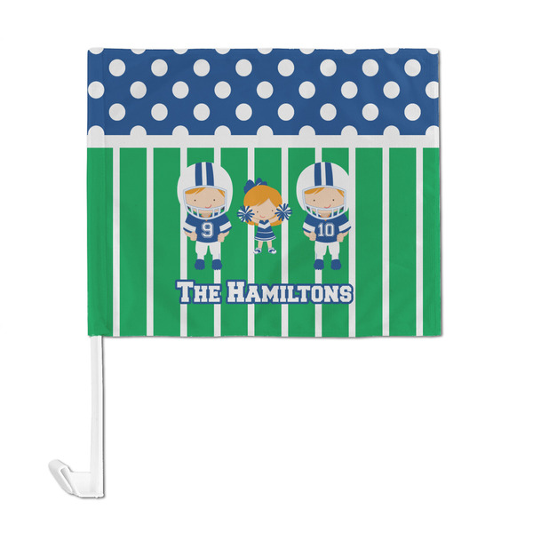 Football Car Flag - Large - FRONT